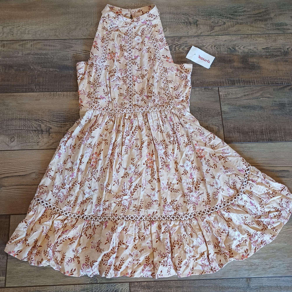Sunday Mi Amor XS Dress with Eyelet Lace Trim